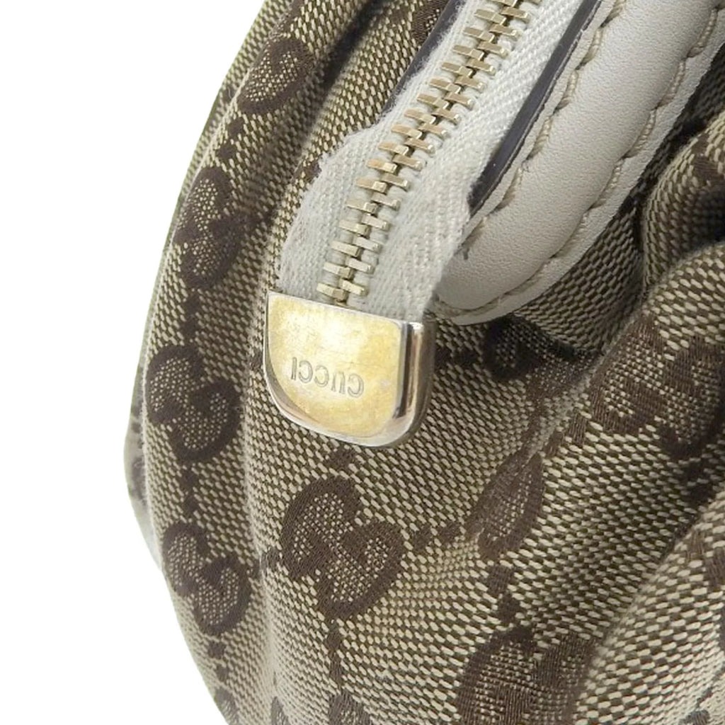 Pre-Owned Gucci GUCCI handbag tote bag GG canvas leather beige 223974 506631 (Good)