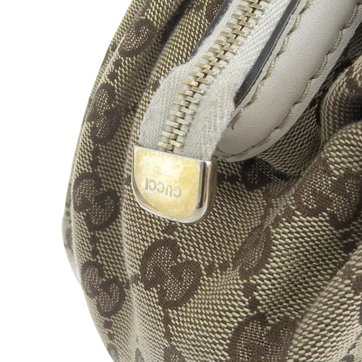 Pre-Owned Gucci GUCCI handbag tote bag GG canvas leather beige 223974 506631 (Good)