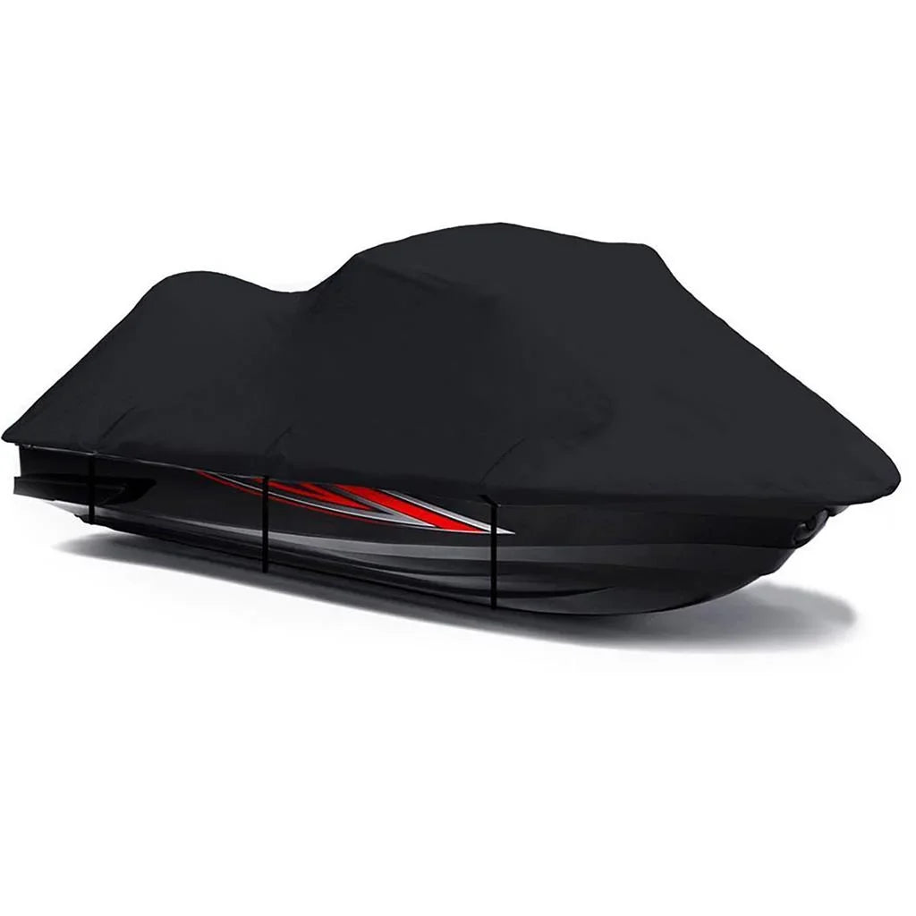 BLACK 600 DENIER JetSki Cover Compatible for JET SKI COVER Yamaha EX Deluxe 2017 2018 2019 2020 2021 2022