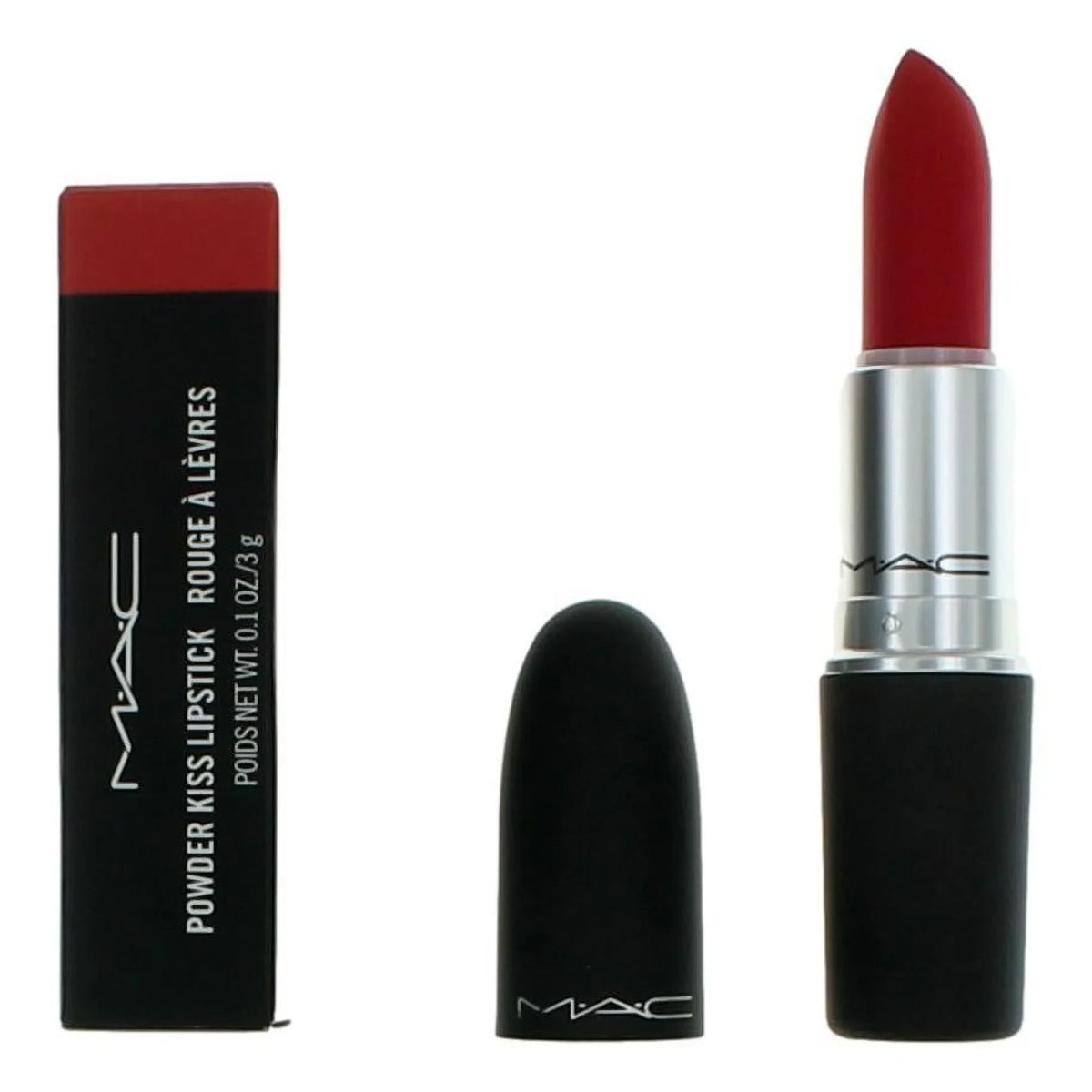 MAC Powder Kiss Lipstick by MAC, .1 oz Lipstick - 306 Shocking ReveLatitudeion