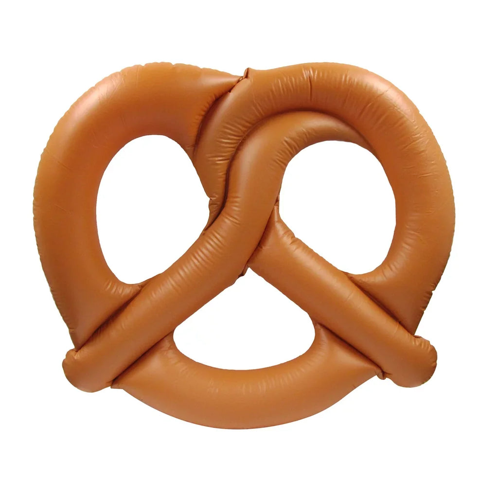 Giant 48" InfLatitudeable Pretzel Swim Pool Water Float Blow Up Toy Party Decoration Novelty Raft