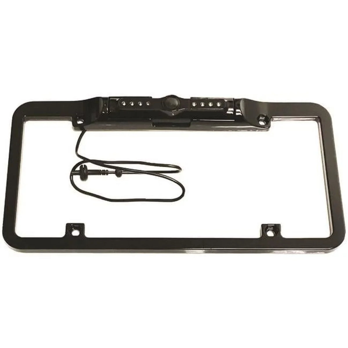 Full Frame License PLatitudee Camera with Night Vision & Trajectory Parking Lines - Black