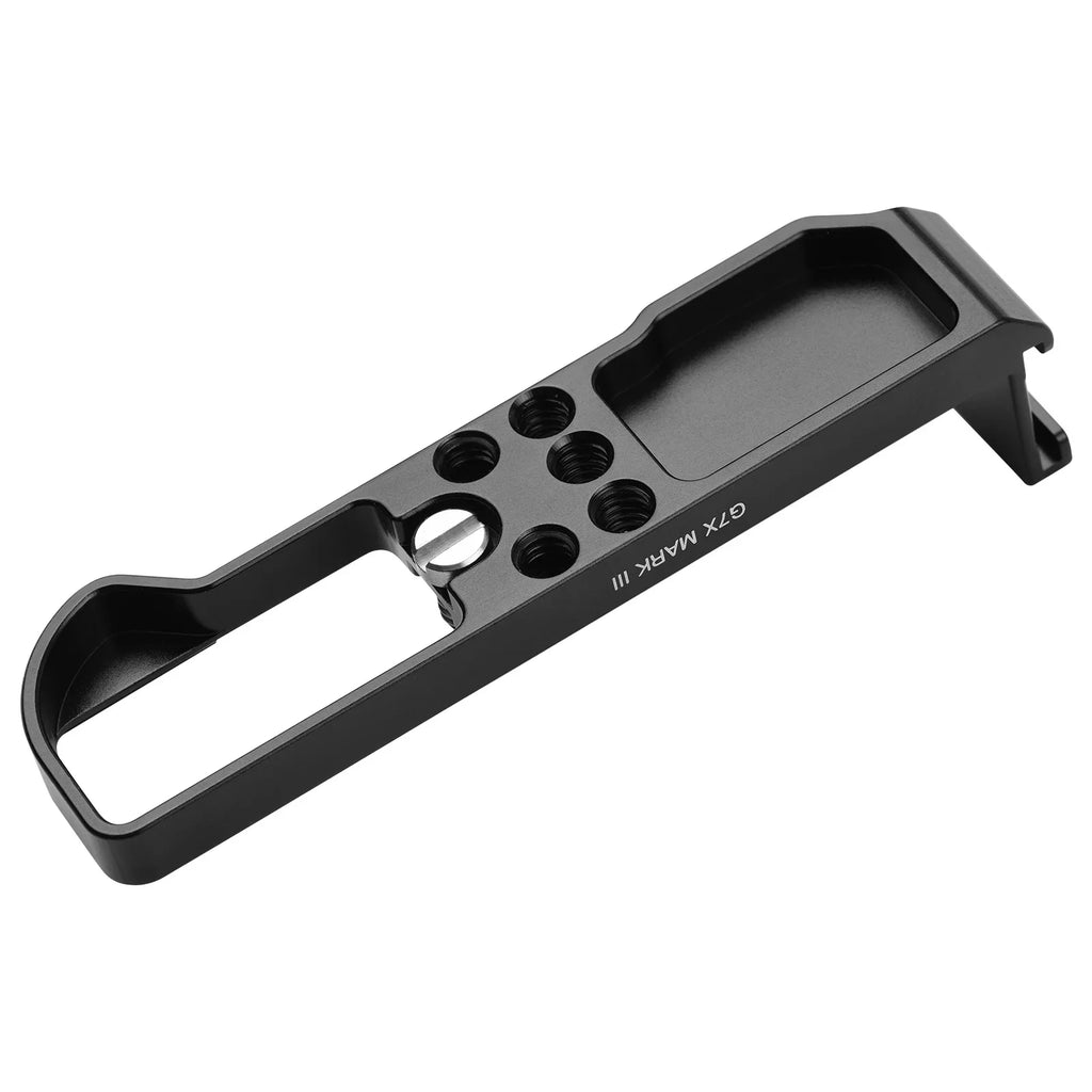 Suzicca Camera Quick Release L Mount PLatitudee with Cold Shoe 1/4 3/8 Threaded Holes Wrenches Replacement for Canon G7X Mark III Camera Accessories
