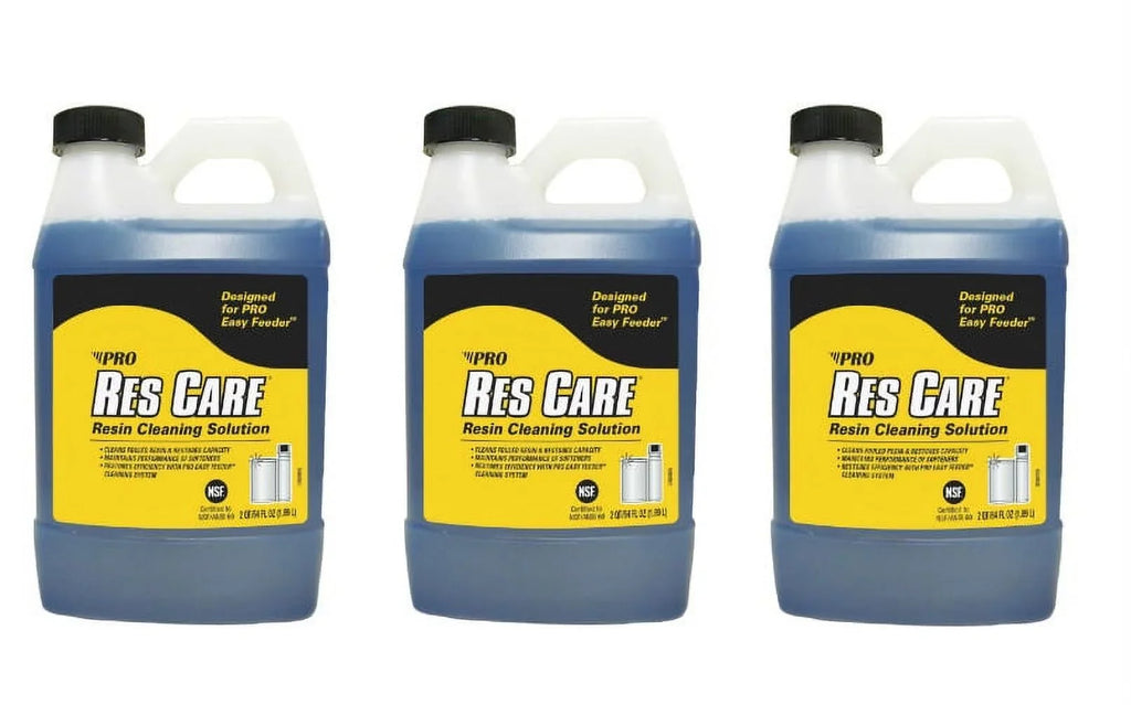 ResCare RK03B All-Purpose Water Softener Cleaner Liquid Refill, 64 oz. Bottle, 3 Pack
