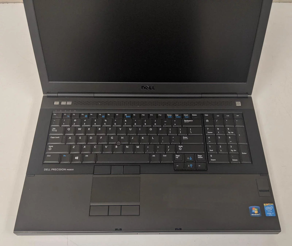 Used Dell M6800 Gaming Laptop Core i7 2.7GHz Quad Core 16GB Memory 256GB Solid State Hard Drive Nvidia Graphics Windows 10 Home