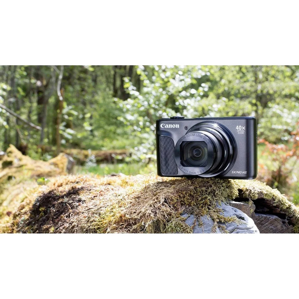 Canon PowerShot SX740 HS 20.3 Megapixel Compact Camera, Black
