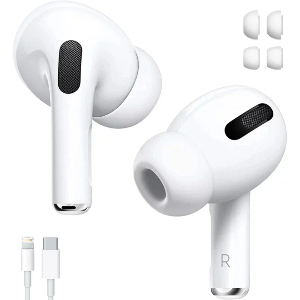 Air Pro 2nd Wireless Earphones with Charging Case,Dual Wheat Hybrid Noise Reduction ANC Original Shell, White