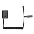 Andoer NP-FZ100 Dummy Battery USB-C Coupler Adapter with USB Type-C Spring  Cable Replacement for Sony Alpha A6600 A7C A7III A7SIII A7RIII A7RIV A9 A9II A9R A9S Cameras