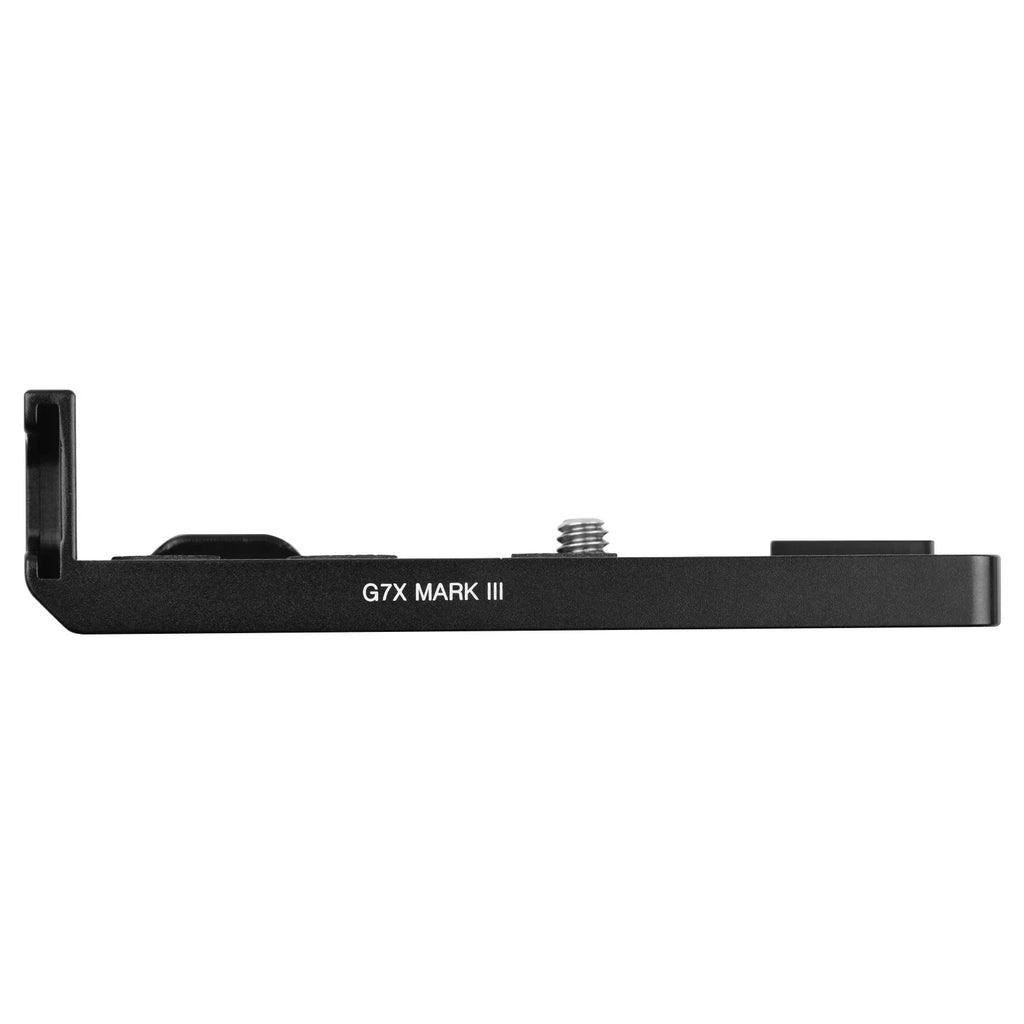 Suzicca Camera Quick Release L Mount PLatitudee with Cold Shoe 1/4 3/8 Threaded Holes Wrenches Replacement for Canon G7X Mark III Camera Accessories