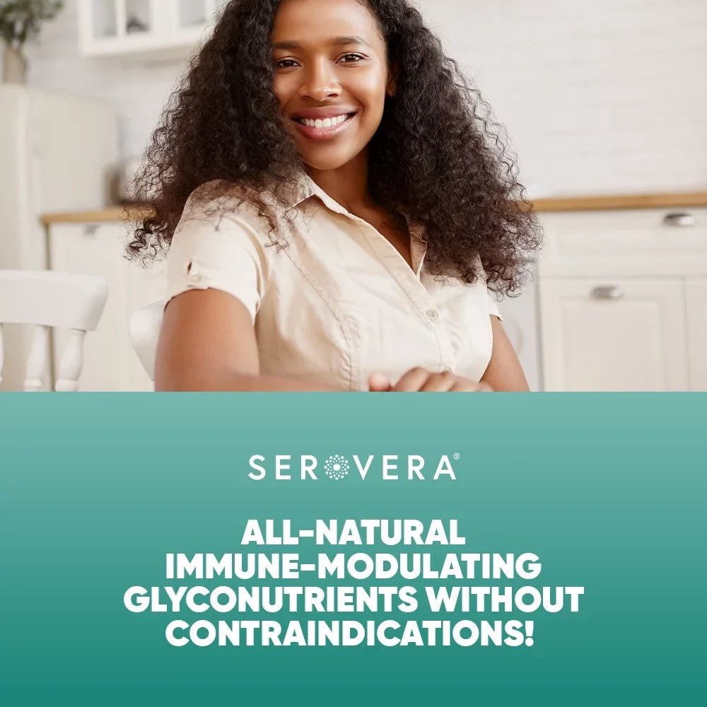 Serovera AMP 500-Immune Support Supplement for Colon Health-Immune System ModuLatitudeor with L-Glutamine-270 Veggie Caps-Gluten Free- Up to 3 Months Supply