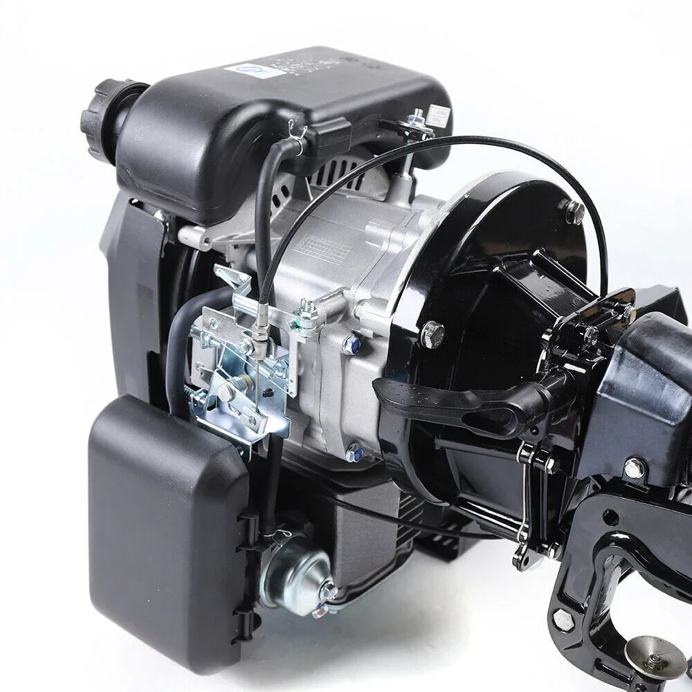 6 HP 4-Stroke Heavy Duty Outboard Motor Fishing Boat Engine Air Cooling System