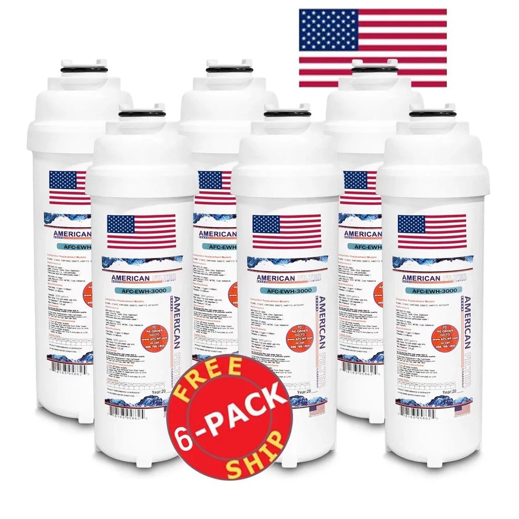 AFC Brand , Water Filters , Model # AFC-EWH-3000 , Compatible with WaterSentry® LMABFTL8WSSK - 6 Pack - Made in U.S.A.