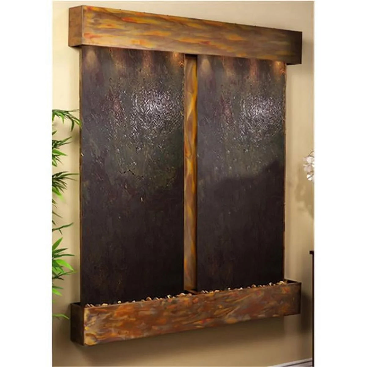 Adagio CFS1014 Cottonwood Falls - Rajah Featherstone Wall Fountain