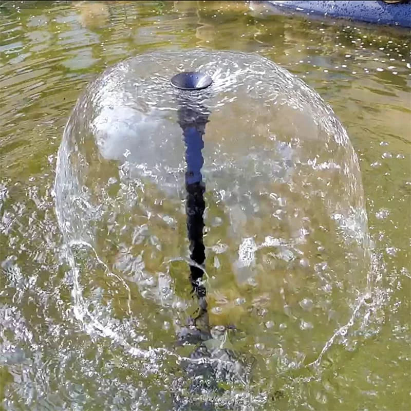 12W Solar Water Pump KIT: DC Dry-Run Protection Solar Water Pump 185 GpH with 18V 12W Solar Panel for Fountain, Fish Pond, and Aquarium (No Backup Battery)